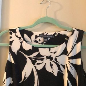 Black and white dress